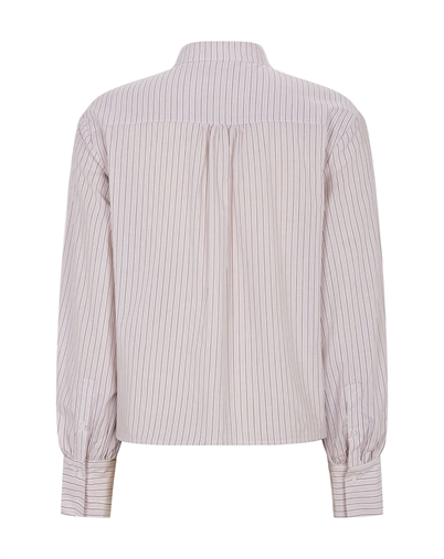 Soft Rebels - SRVeronica Volume Striped Shirt - Stripe Burnished Lilac 